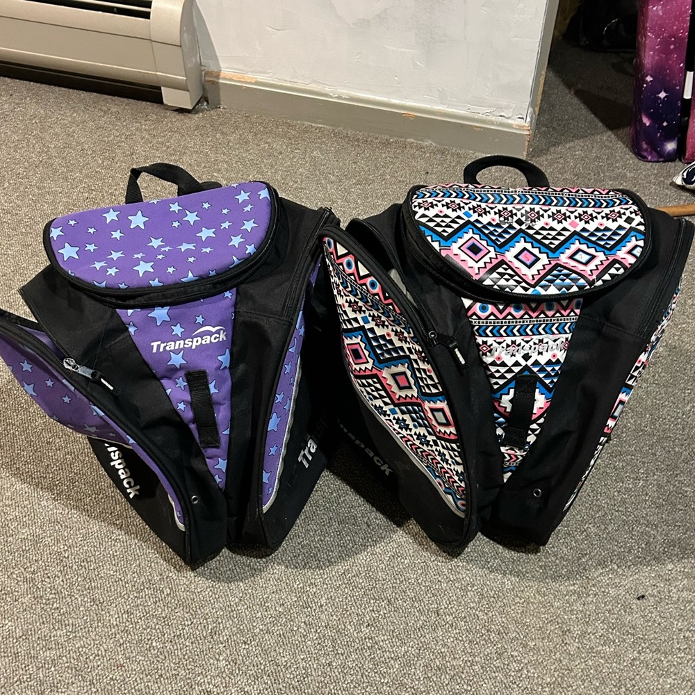 Kids' Purple and Multicolor Star Backpack